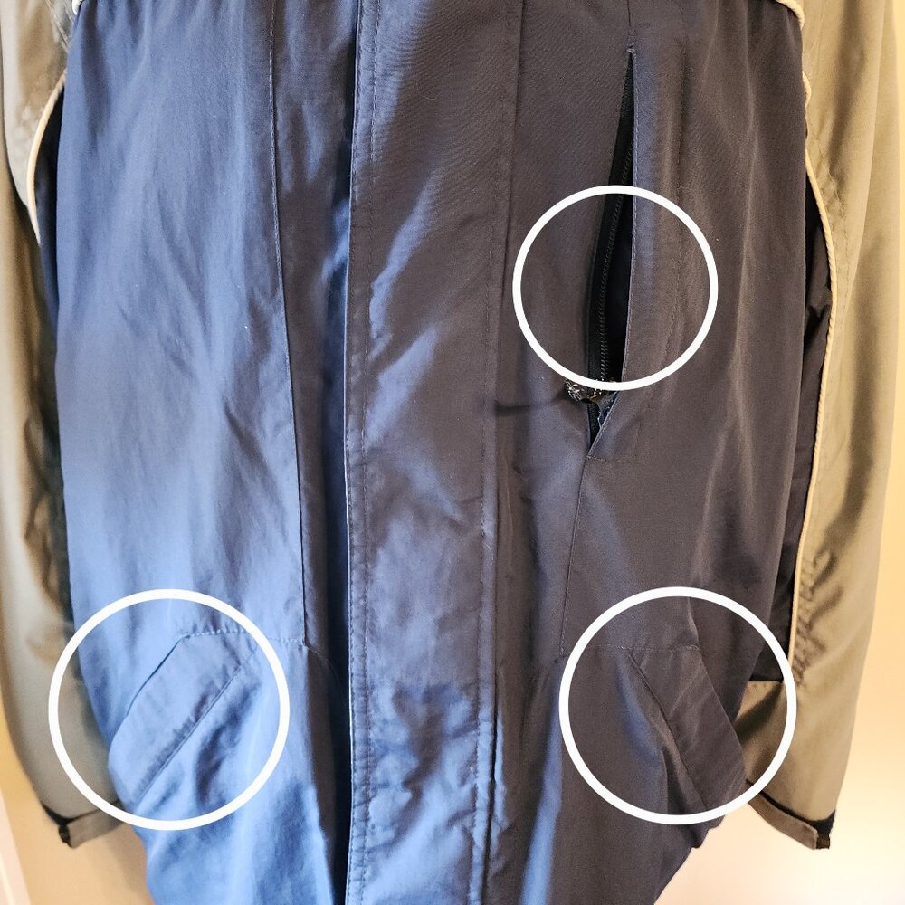 Gerry 3-in-1 Coat: Hooded Shell, Reversible Fleece Jacket Lining, Men's Medium - Picture 10 of 16
